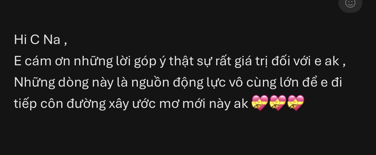 Phản hồi học viên 8