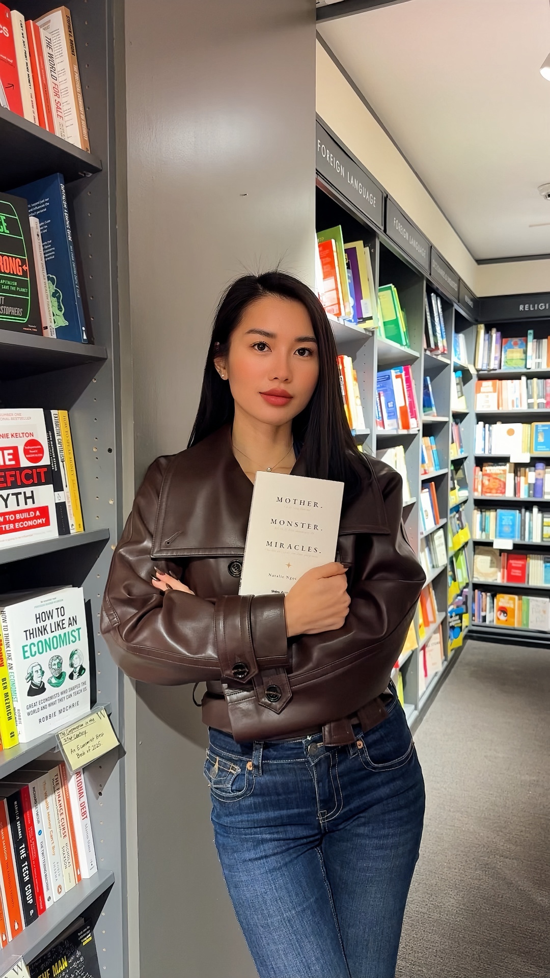 Bookstore press photo of Natalie Ngọc Anh