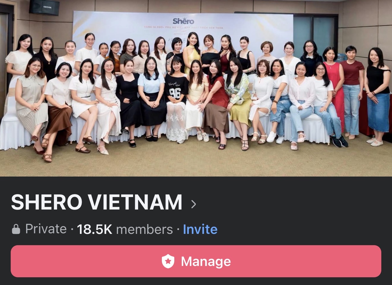 Cộng đồng SHERO VIETNAM với hơn 18.000 phụ nữ